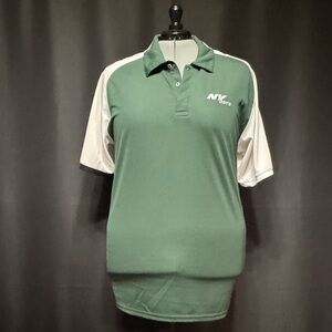 Reebok New York Jets Performance Polo Shirt Green White NFL Fan Top 2XL